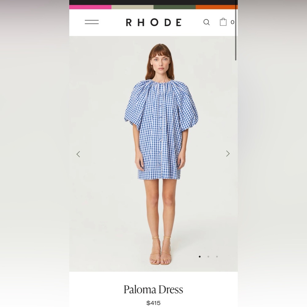BRAND NEW W/TAGS RHODE Paloma Dress